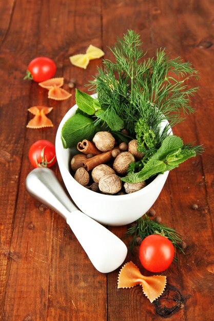 Miska świeżych składników